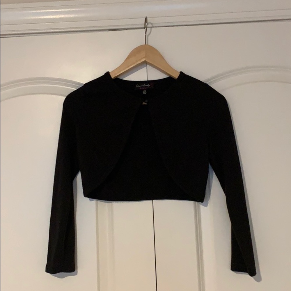 Cropped Black Jacket/Cardigan